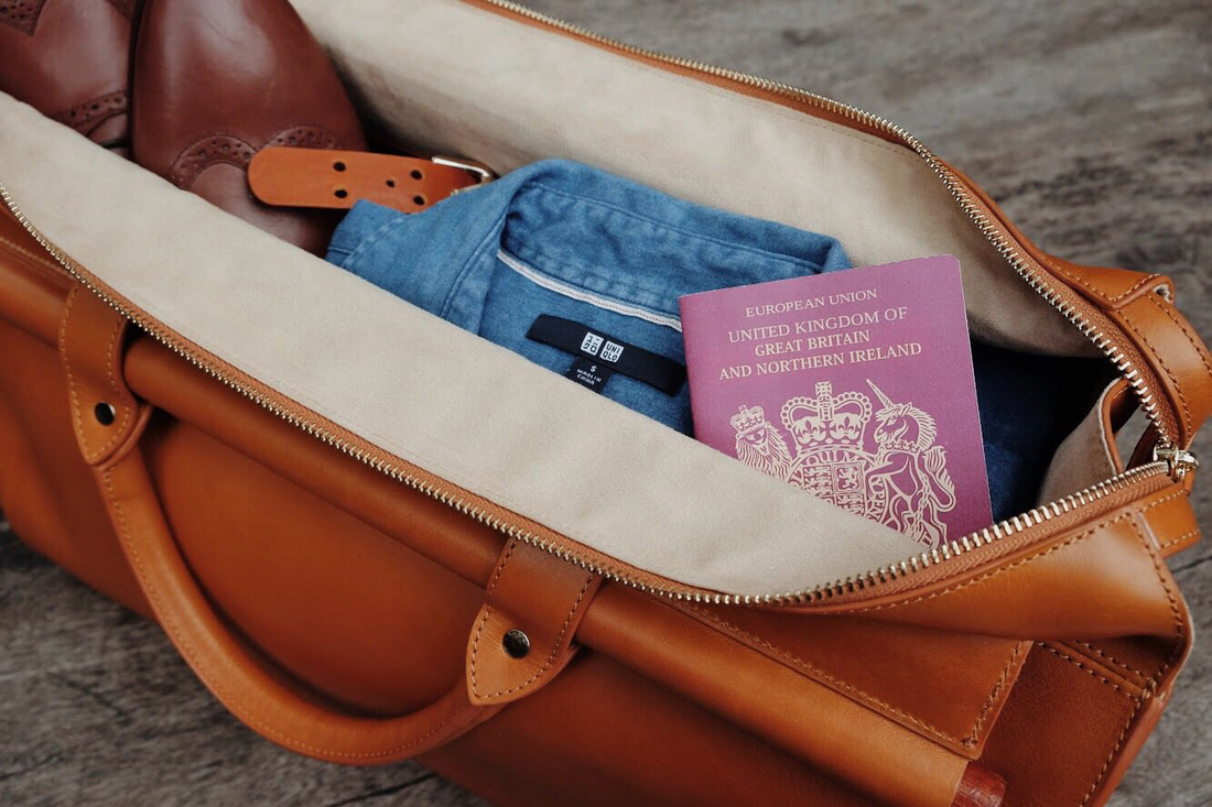 The Vagabond: A Leather Travel Bag For The Man Who Knows Where He’s Going