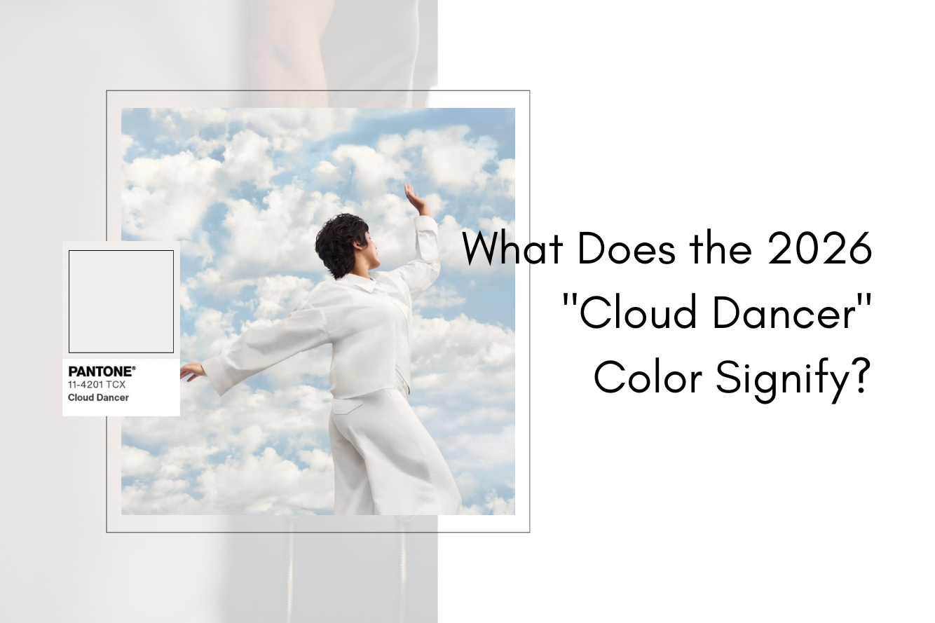 What Does the 2026 "Cloud Dancer" Color Signify?