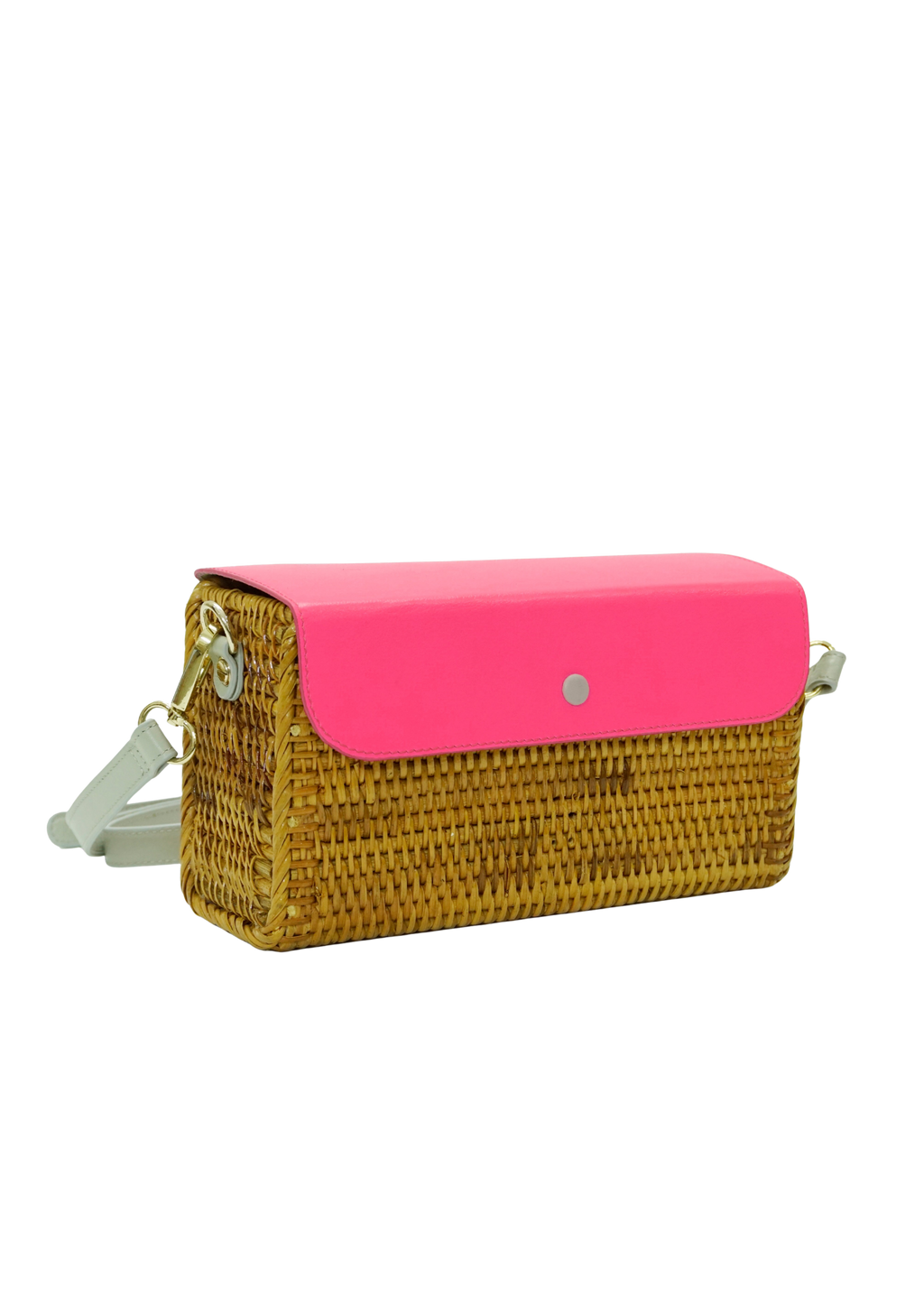 NEYUH FUSION RATTAN CROSSBODY RECTANGULAR