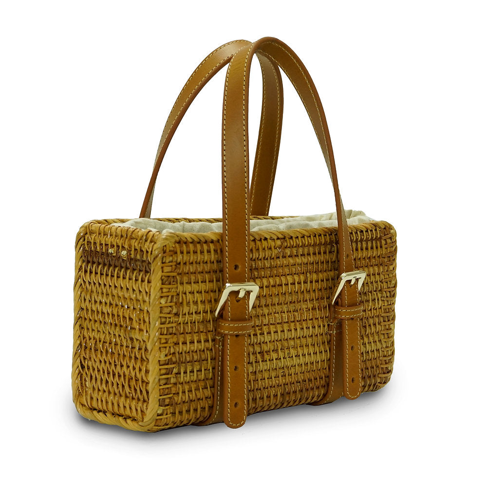 NEYUH FUSION RATTAN RECTANGULAR WITH BUCKLES