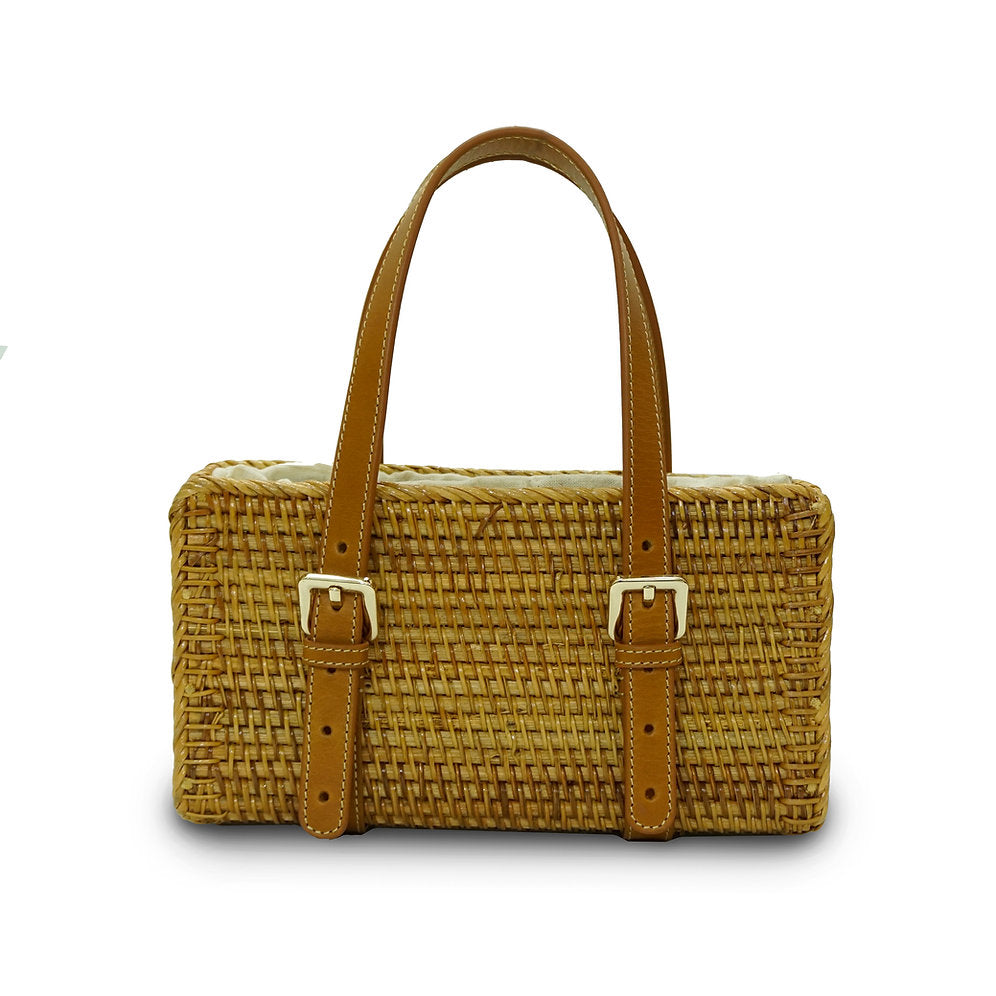 NEYUH FUSION RATTAN RECTANGULAR WITH BUCKLES