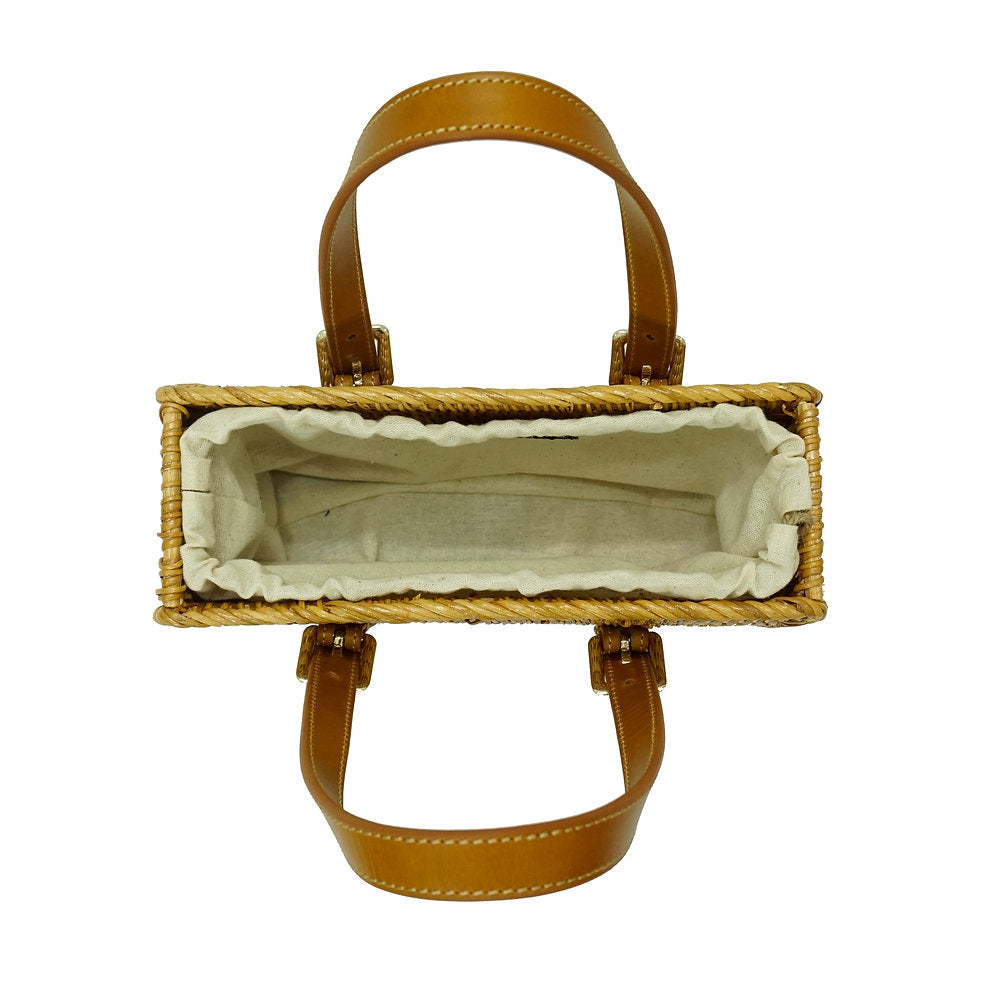 NEYUH FUSION RATTAN RECTANGULAR WITH BUCKLES