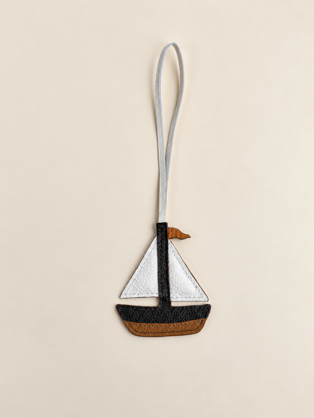 Vela leather bag charm