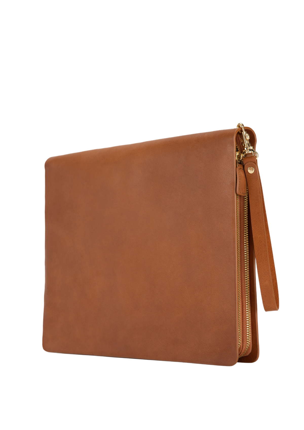 leather clutch Fast Move Clutch brown #color_brown