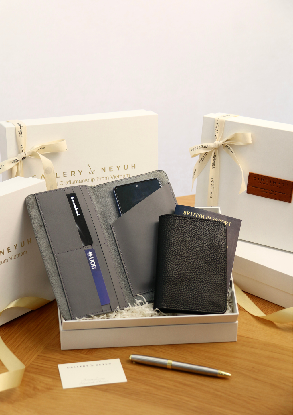 SET #7 - PHONE WALLET AND PASSPORT HOLDER
