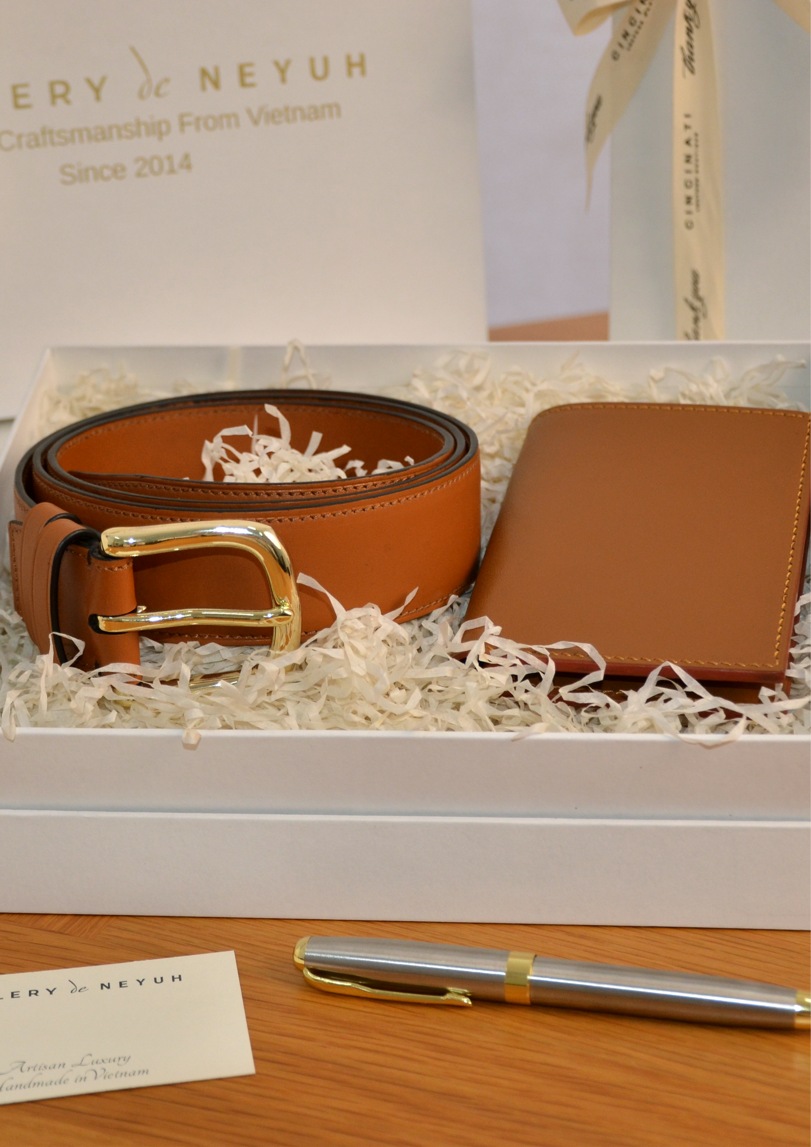 SET #5 - BELT AND VERRTICAL WALLET