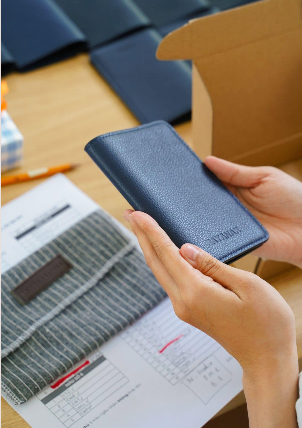 SET #1 - PASSPORT HOLDER & SLIM CARD WALLET