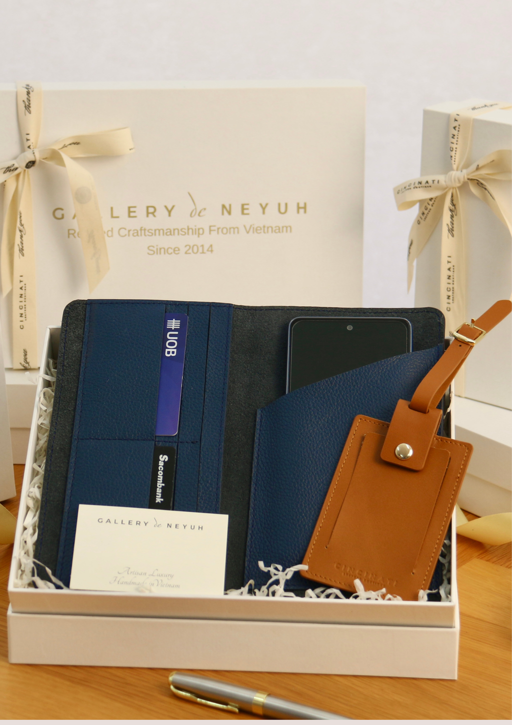 SET #3 - PHONE WALLET AND LUGGAGE TAG