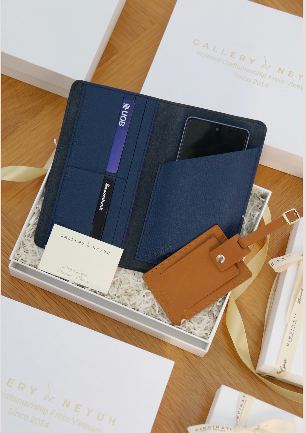 SET #3 - PHONE WALLET AND LUGGAGE TAG