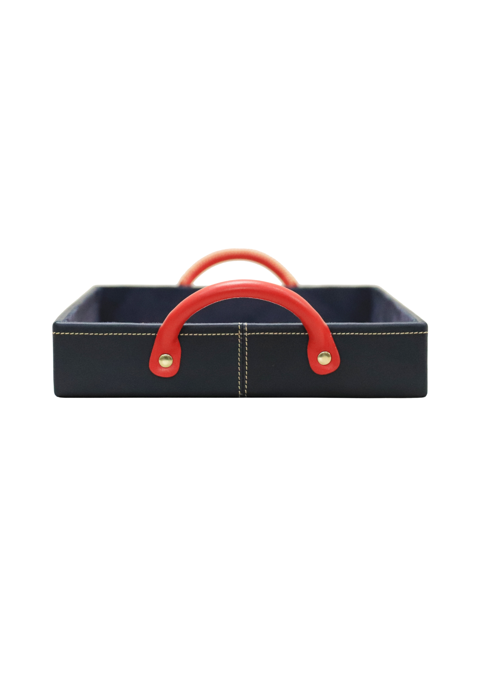 NICOLAS RECTANGULAR LEATHER TRAY