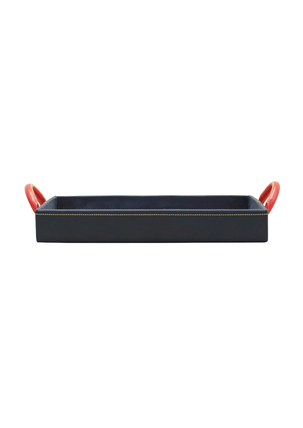 NICOLAS RECTANGULAR LEATHER TRAY