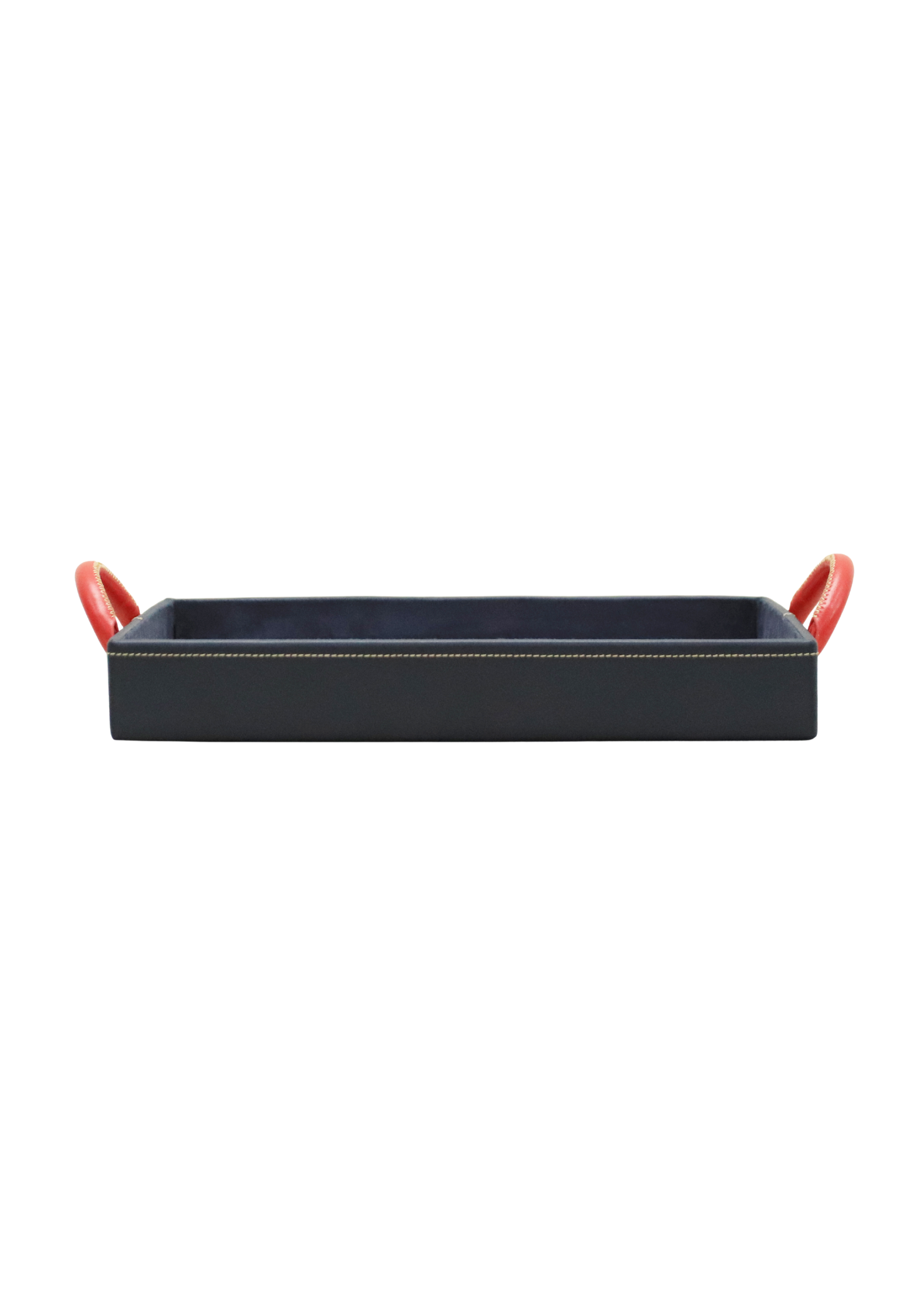 NICOLAS RECTANGULAR LEATHER TRAY