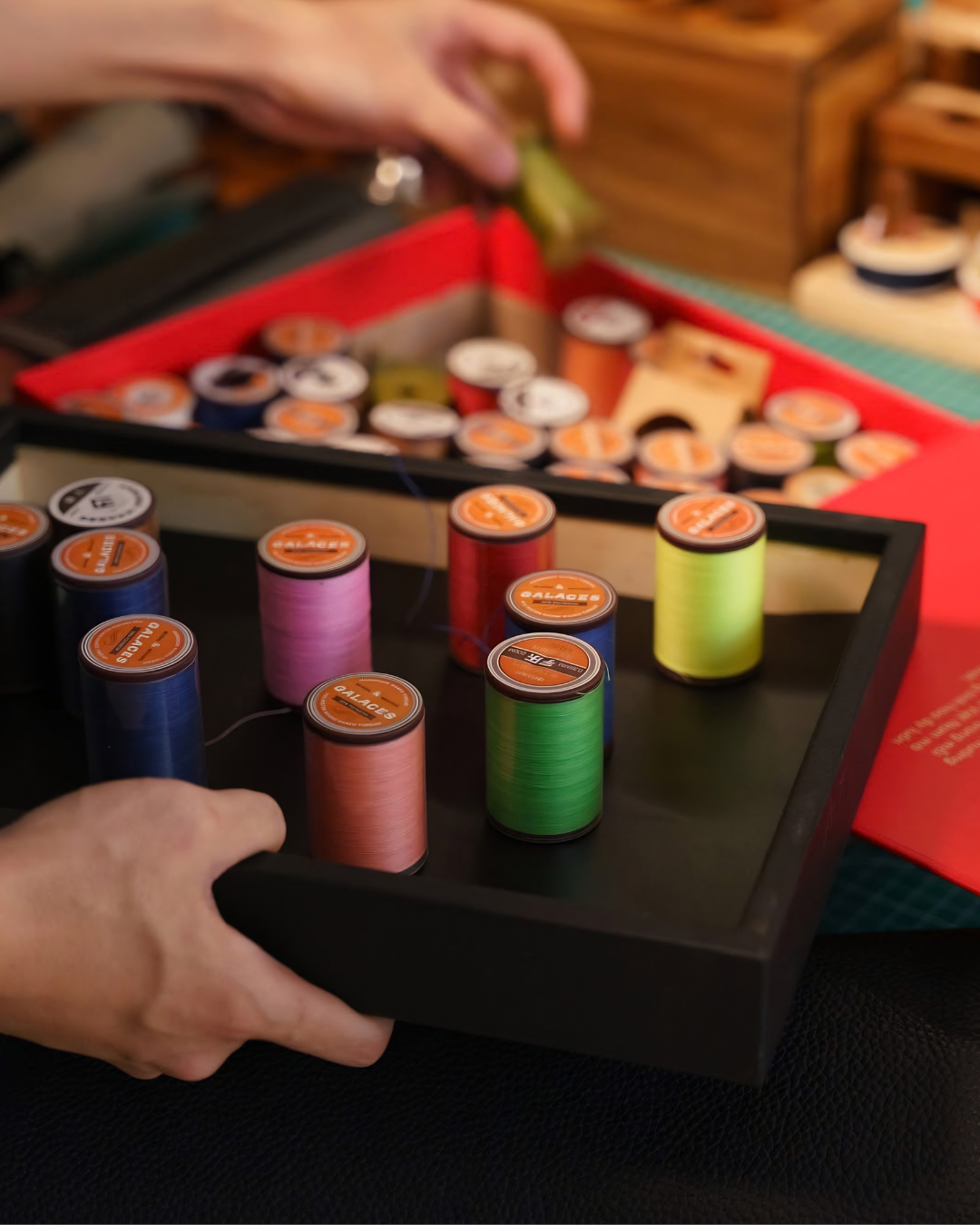Leather goods OEM and ODM workshop of Gallery de Neyuh in Saigon, Vietnam